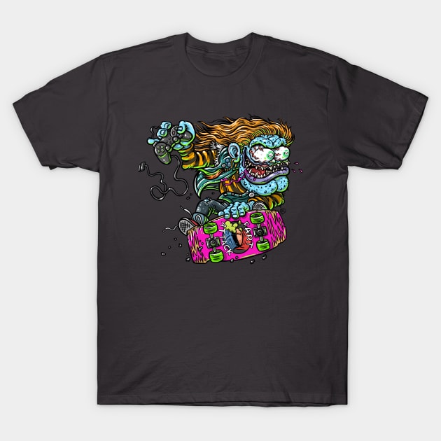 Gnarfink Rides Again! T-Shirt by itsbillmain